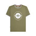 Front - Lambretta Mens Target Ringer T-Shirt