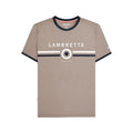 Front - Lambretta Mens Target Ringer T-Shirt