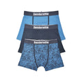 Front - Lambretta Mens Paisley Boxer Shorts (Pack of 3)