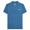 Front - Lambretta Mens Premium Target All-Over Print Big & Tall Polo Shirt