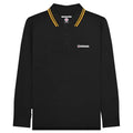 Front - Lambretta Mens Tipped Long-Sleeved Polo Shirt