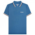 Front - Lambretta Mens SS25 Triple Tipped Polo Shirt