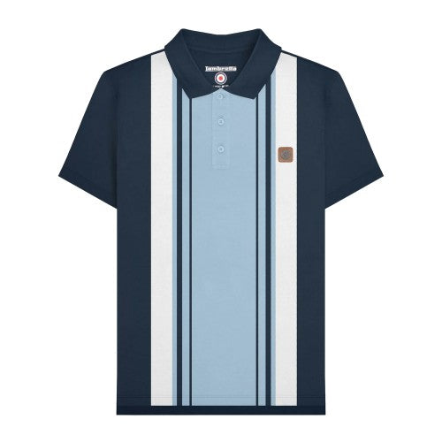 Front - Lambretta Mens SS25 Classic Polo Shirt