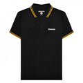 Front - Lambretta Mens SS25 Twin Tip Polo Shirt