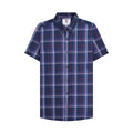Front - Lambretta Mens SS25 Checked Shirt