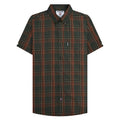 Front - Lambretta Mens SS25 Checked Shirt