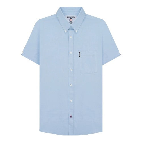 Front - Lambretta Mens SS25 Oxford Shirt