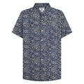 Front - Lambretta Mens SS25 Paisley Shirt