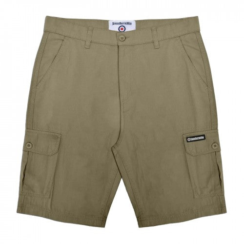 Front - Lambretta Mens SS25 Cargo Shorts