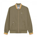 Tobacco-Cream-Gold-Khaki - Front - Lambretta Mens Monkey Triple Tipped Jacket