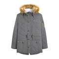 Front - Lambretta Mens Sherpa Lined Parka