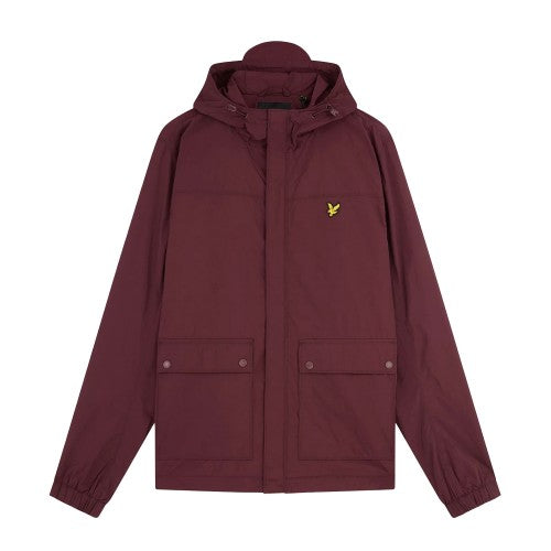 Front - Lyle & Scott Mens Hooded Pocket Jacket
