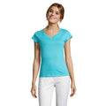 Front - SOLS Womens/Ladies Moon V Neck T-Shirt