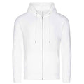 Front - Awdis Unisex Adult Organic Full Zip Hoodie