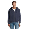 Front - SOLS Mens Spike Full Zip Hoodie