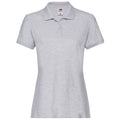 Front - Fruit of the Loom Womens/Ladies Premium Heather Polo Shirt
