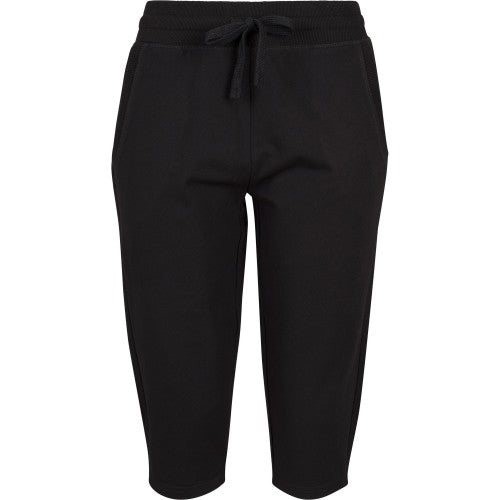 Front - Build Your Brand Womens/Ladies Terry 3/4 Length Jogging Bottoms