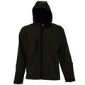 Front - SOLS Mens Replay Hooded Soft Shell Jacket