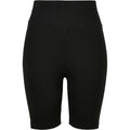 Front - Build Your Brand Womens/Ladies High Waist Cycling Shorts