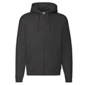 Front - Fruit of the Loom Unisex Adult Premium Hooded Jacket