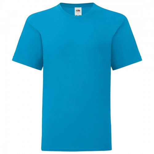 Front - Fruit of the Loom Childrens/Kids Iconic T-Shirt