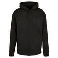 Front - Build Your Brand Unisex Adult Basic Full Zip Hoodie