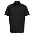 Front - Russell Collection Mens Classic Oxford Short-Sleeved Shirt