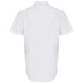 Front - Premier Mens Poplin Stretch Short-Sleeved Shirt