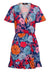 Front - Girls On Film Womens/Ladies Ford Mock Wrap Dress