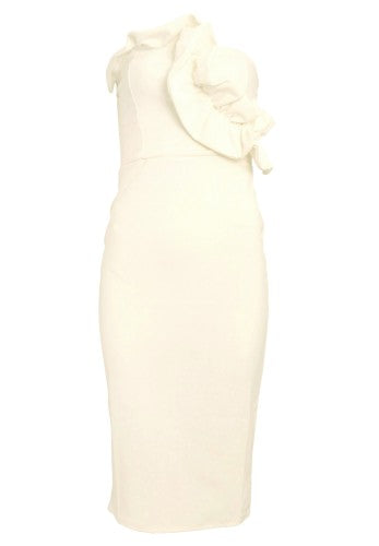 Front - Girls On Film Womens/Ladies Halcyon Frill Bandeau Dress