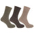 Front - Mens Casual Non Elastic Bamboo Viscose Socks (Pack Of 3)