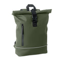 Dark Green - Front - MidOcean Laptosa Roll Top PU Laptop Backpack