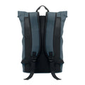French Navy - Back - MidOcean Laptosa Roll Top PU Laptop Backpack