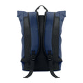 Blue - Back - MidOcean Laptosa Roll Top PU Laptop Backpack