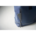 Blue - Side - MidOcean Laptosa Roll Top PU Laptop Backpack