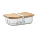 Front - MidOcean Tundra 3 Bamboo Glass Lunch Box