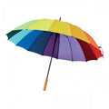 Front - MidOcean Bowbrella Rainbow Stick Umbrella