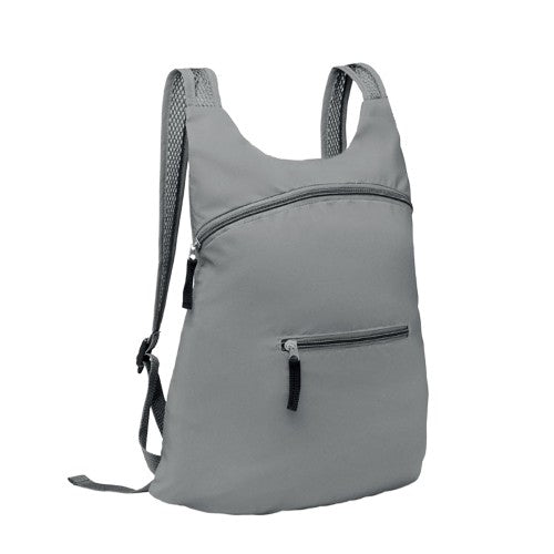 Front - MidOcean Destello Foldable Sports Reflective Backpack