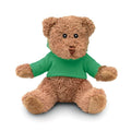 Green - Front - MidOcean Johnny Teddy Bear Plush Toy