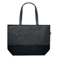 Front - MidOcean Duo Indico RPET Felt Shopper Bag