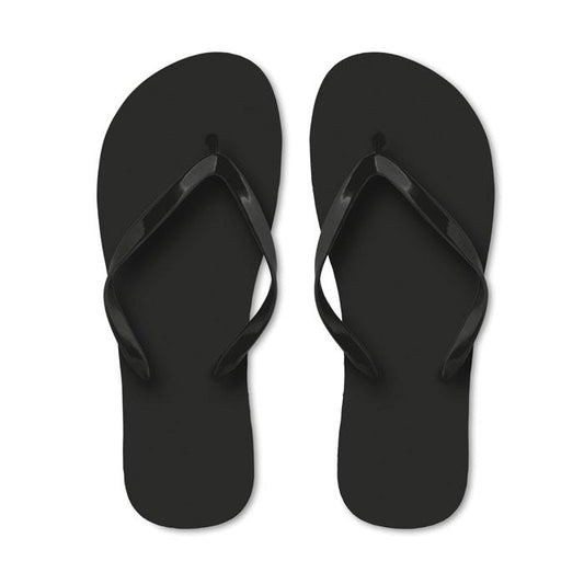 Black - Front - MidOcean Unisex Adult EVA Beach Slippers