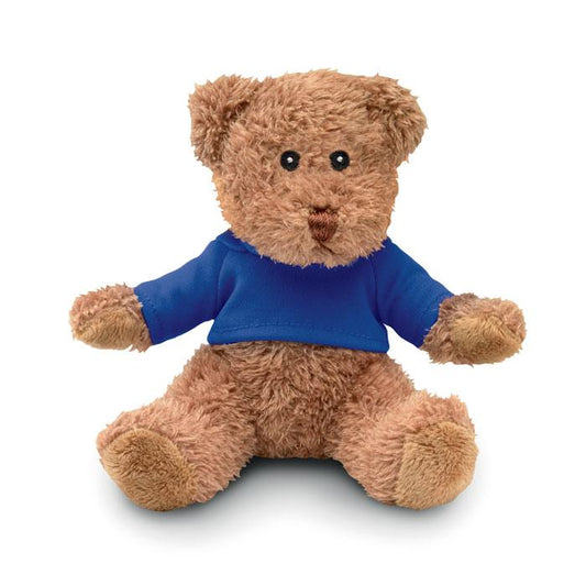Blue - Front - MidOcean Johnny T-Shirt Teddy Bear