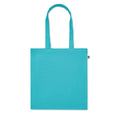 Turquoise - Back - MidOcean Bente Organic Cotton Shopper Bag