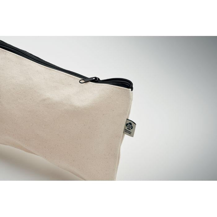 Black - Lifestyle - MidOcean Pesacara Cotton Cosmetic Bag