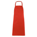 Red - Back - MidOcean Kitab Cotton Kitchen Apron