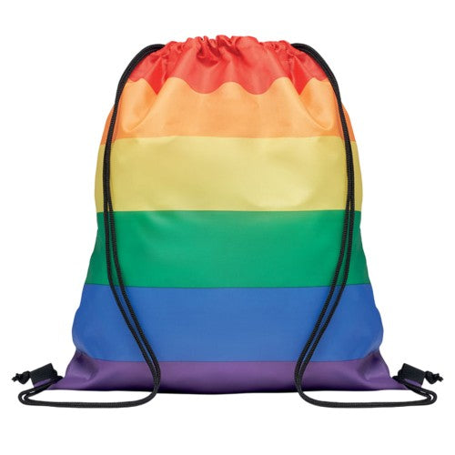 Front - MidOcean Bow RPET Drawstring Bag