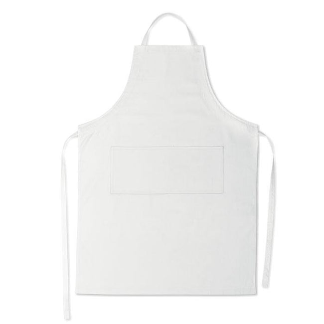 White - Back - MidOcean Fitted Kitab Adjustable Apron