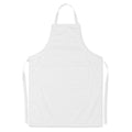 White - Front - MidOcean Fitted Kitab Adjustable Apron