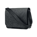 Stone Grey - Front - MidOcean Baglo RPET Felt Laptop Bag