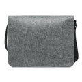 Grey - Back - MidOcean Baglo RPET Felt Laptop Bag